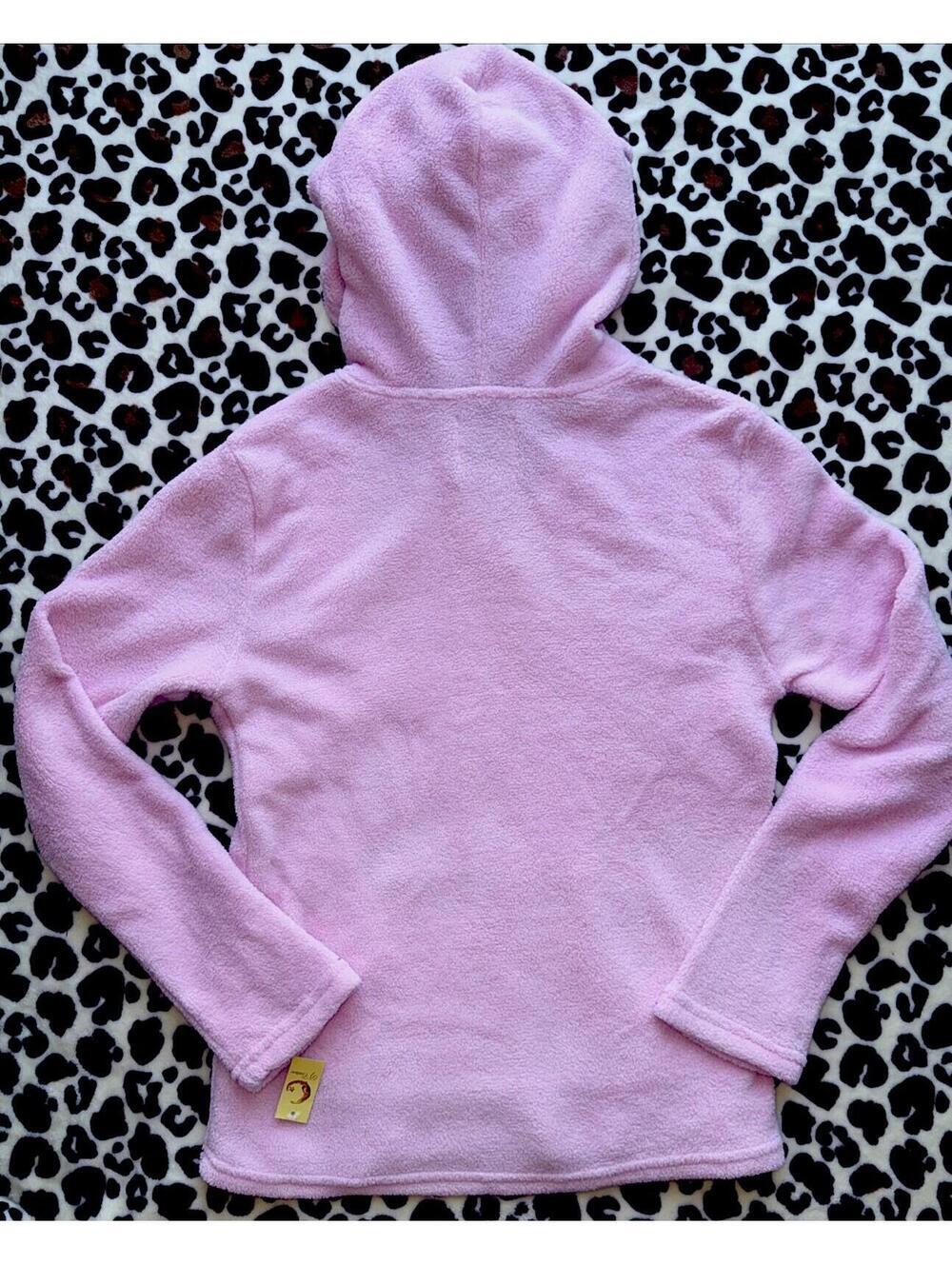 PJ Couture Raindeer Hodie Fleece Pullover Pajama Top Size Small - Picture 5 of 5